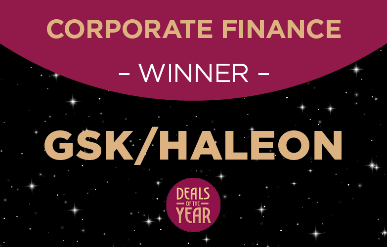 Corporate Finance winner - GSK/Haleon