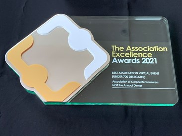 Picture of Association Excellence Awards Gold Award for GOLD. Best Association Virtual Event (under 700 delegates)