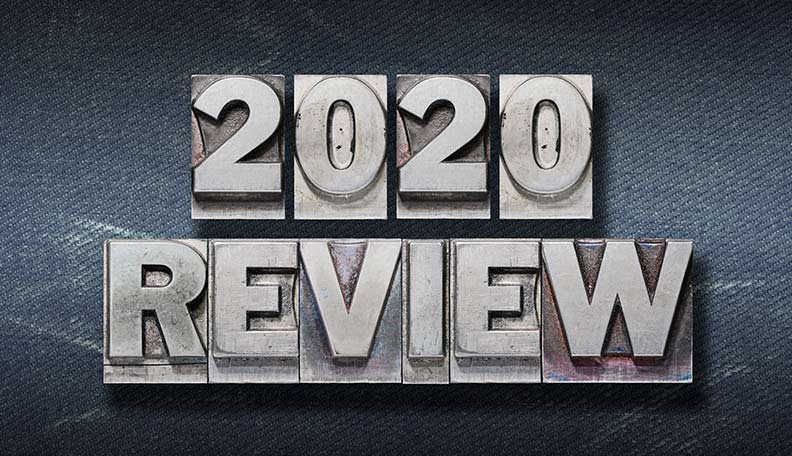 Image of ‘2020 review’ printing blocks