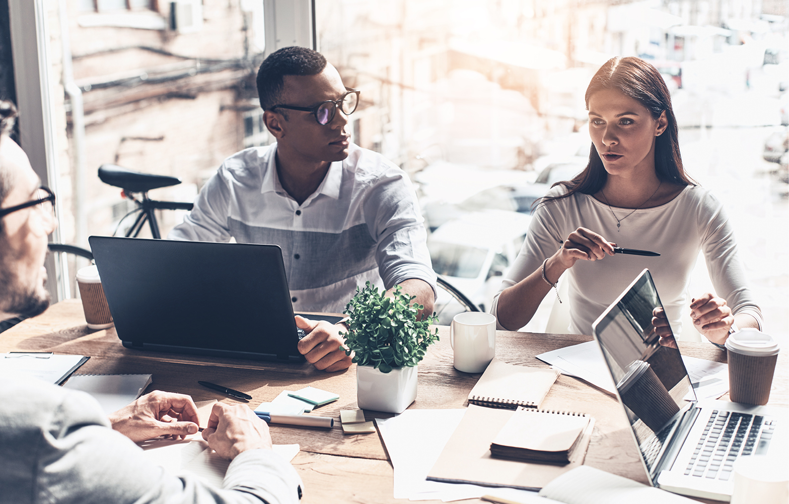 Business people in meeting