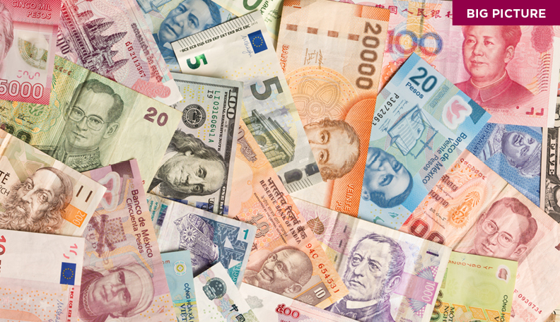 Multiple currency notes