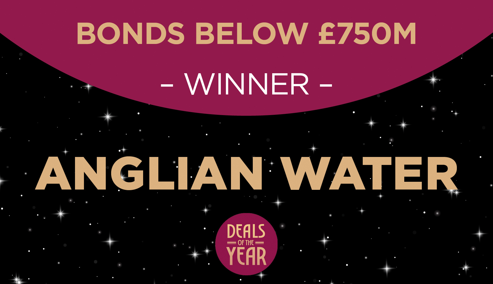 Bonds below £750m winner - Anglian Water