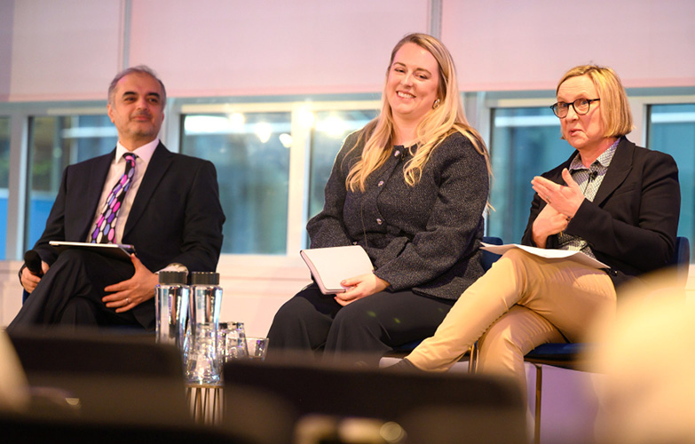 Olivia Hall speaking at the recent ACT Cash Management Conference 