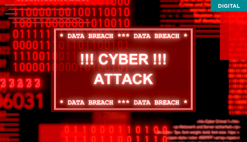 Alert of a cyber attack 