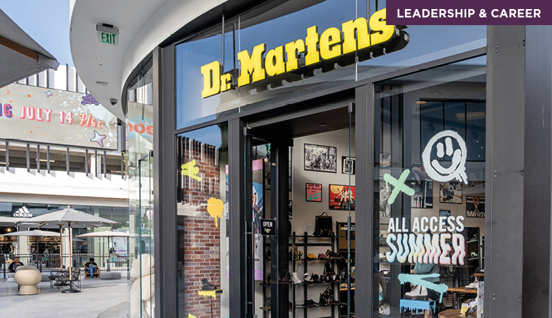 The exterior of a Dr. Martens shop