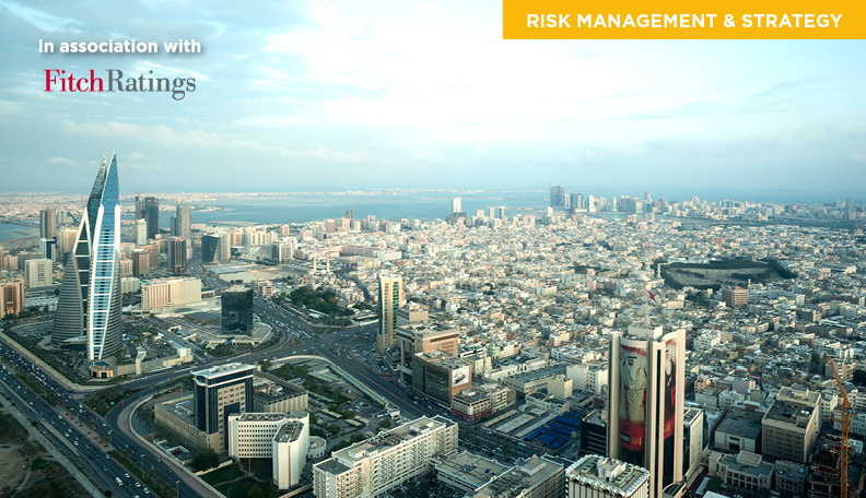 Oman skyline with Fitch logo