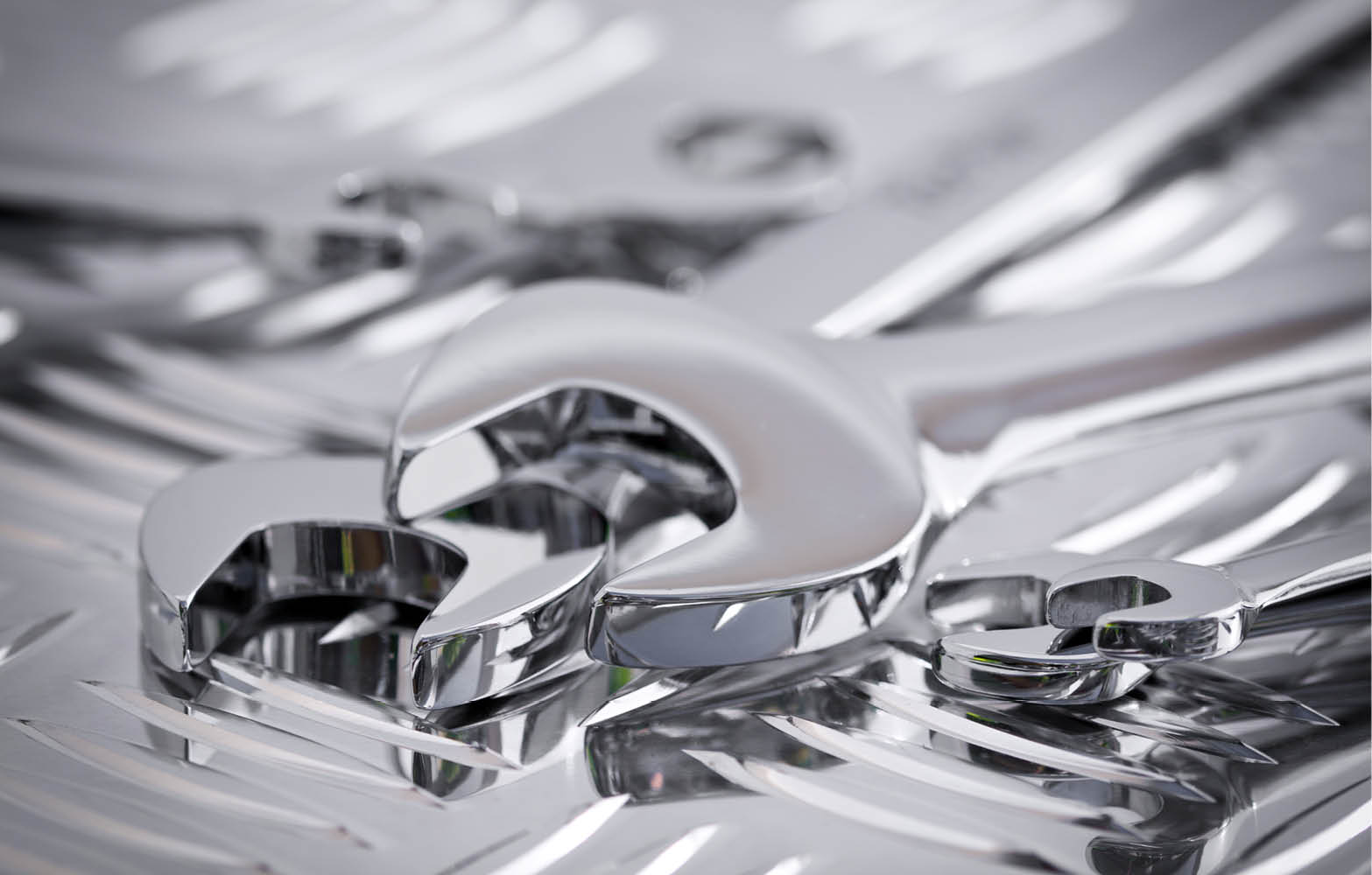 Shiny tools such as spanners