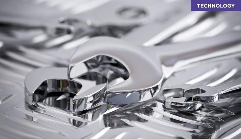 Shiny tools such as spanners