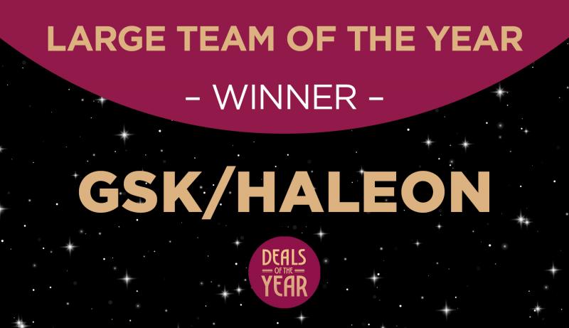 LARGE TREASURY TEAM – WINNER – GSK/HALEON