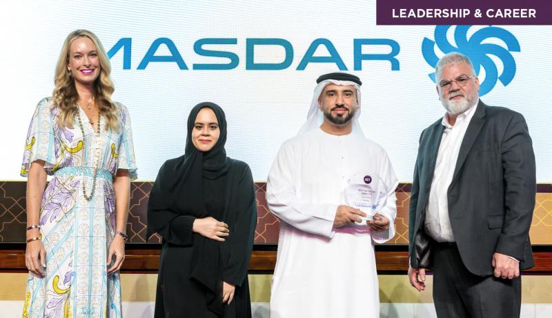 Pictured are Masdar, the winners of 2025's Sustainability award at the Middle East Treasury Summit Masdar wins METS award 2025