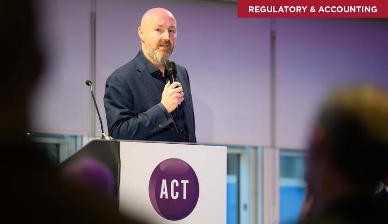 Mark Williamson speaking at Cashman 