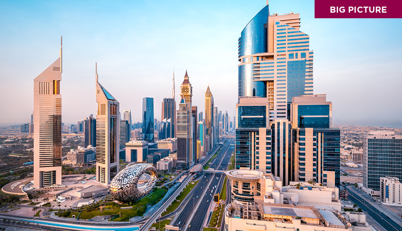 Dubai skyline 