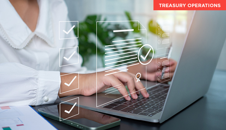 woman filling out an online assessment form on computer