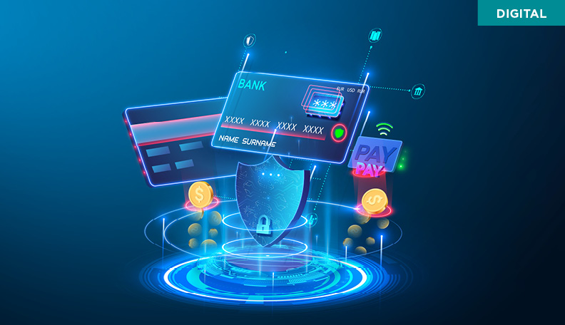 Graphic showing digital payments