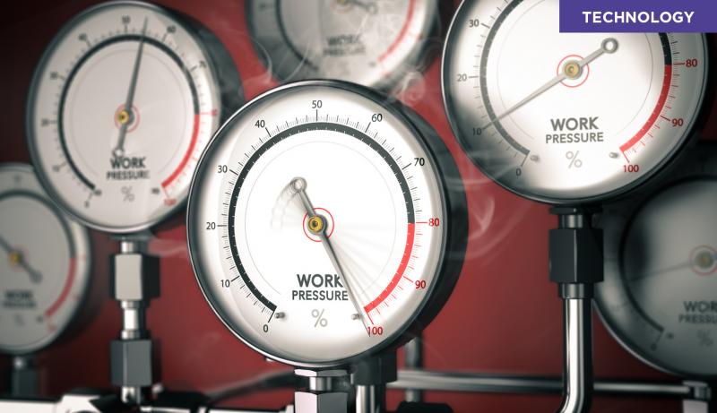 pressure gauge at max 