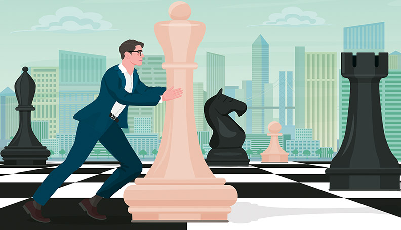 mindmanagement.jpg alt=”Illustration of a businessman moving a piece on a chessboard”