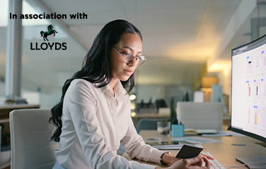 Lloyds sponsored content treasurer on laptop