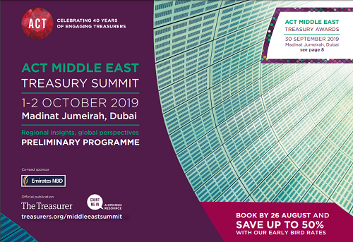 Middle East Treasury Summit 2019 brochure