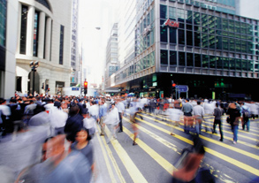 Busy Chinese street