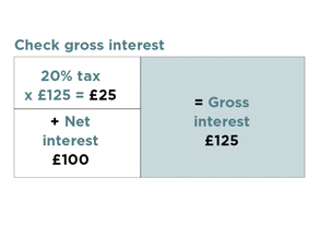 check gross interest