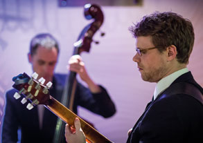 Musicians at the awards dinner