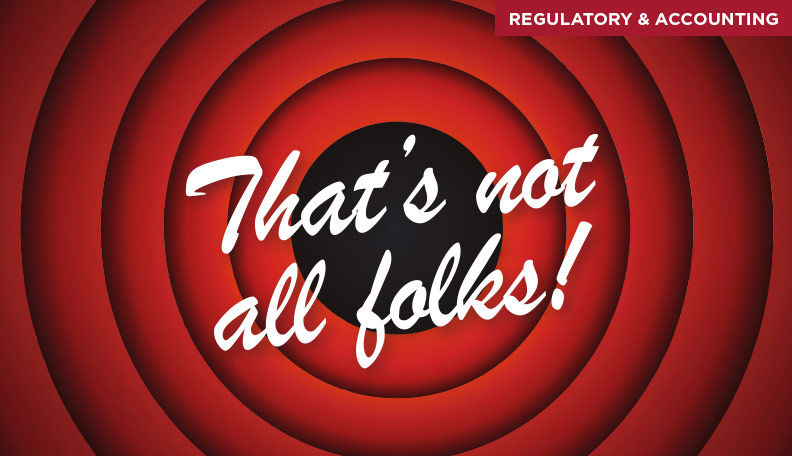 Illustration of logo saying “That’s not all folks”