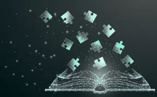 Illustration representing flexible, bite-sized learning through The Diploma in Treasury Management MicroCredentials.