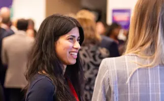 Association of Corporate Treasurers' members networking at a treasury conference