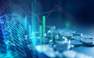 Training course - A-Z of Corporate Treasury, showing money and finance graphs