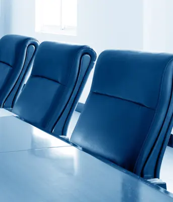 The ACT's governance, showing a board room